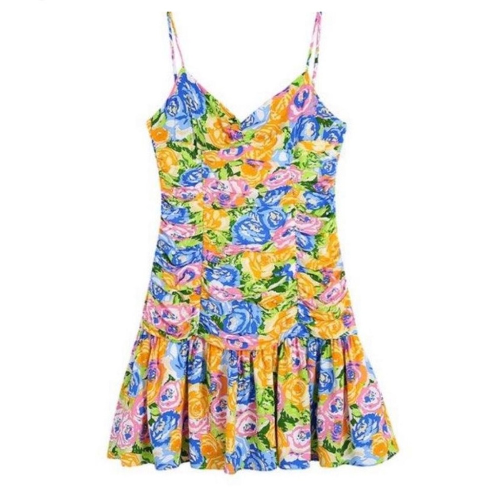 Zara Multicolor Floral Dress